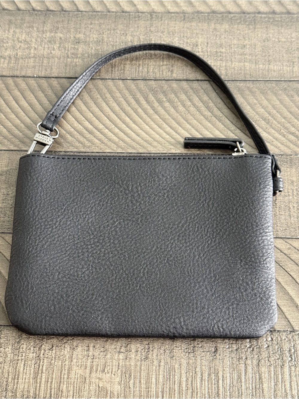 Steve Madden Black Wristlet Pouch